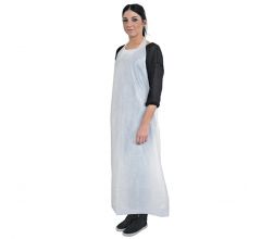 Einmal-Schürzen weiss